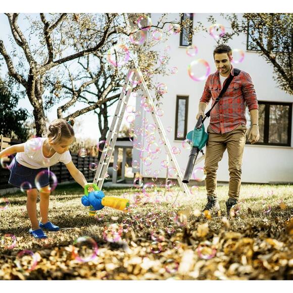 Duckura Bubble Leaf Blower for Toddlers - Fun Outdoor Bubble Machine Toy - Picture 2 of 4